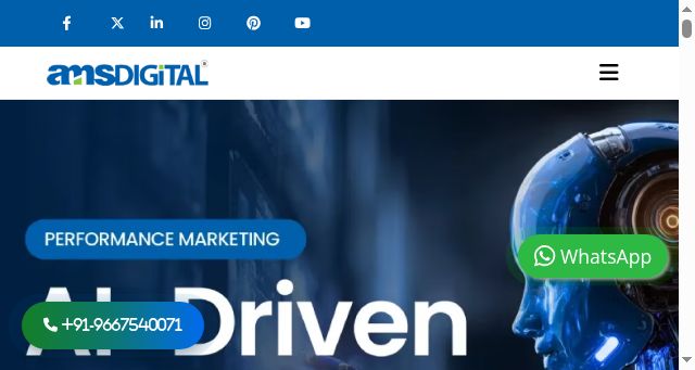 Screenshot of amsdigital.in
