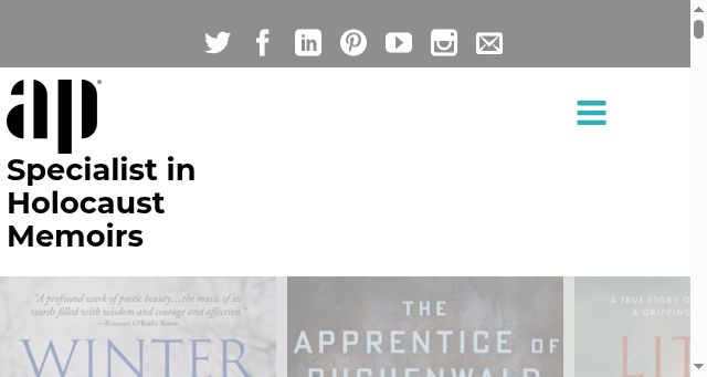 Screenshot of amsterdampublishers.com