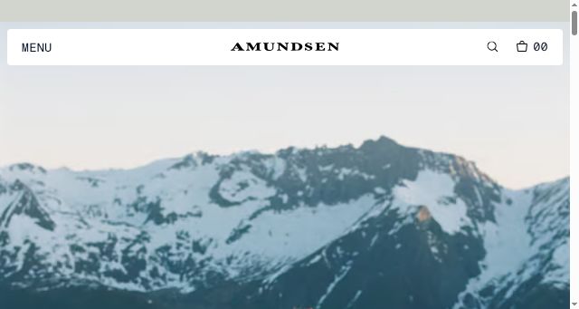 Screenshot of amundsensports.com