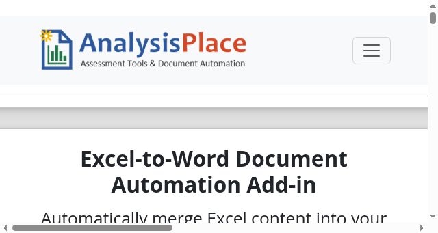Screenshot of analysisplace.com