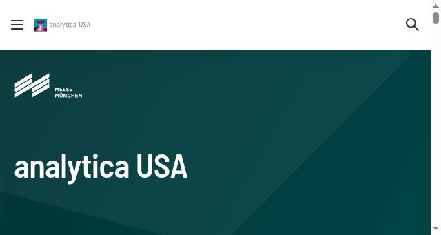 Screenshot of analytica-us.com