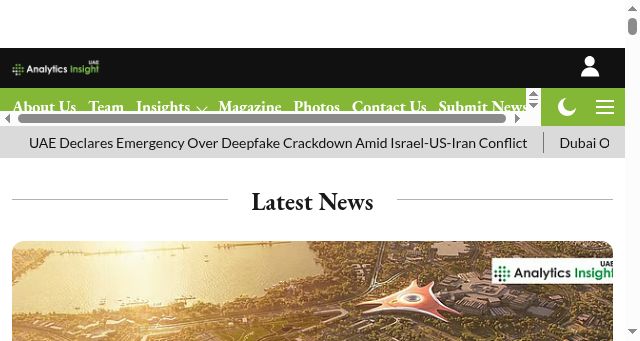 Screenshot of analyticsinsight.ae