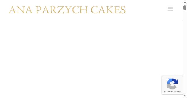 Screenshot of anaparzychcakes.com
