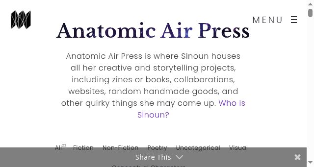 Screenshot of anatomicair.com