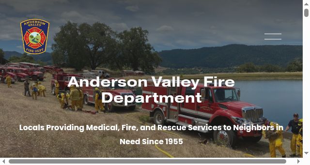 Screenshot of andersonvalleyfire.org