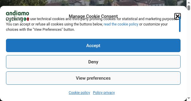 Screenshot of andiamocycling.com