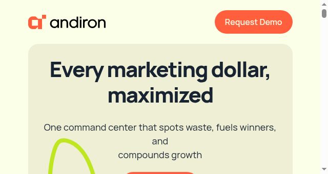 Screenshot of andiron.ai