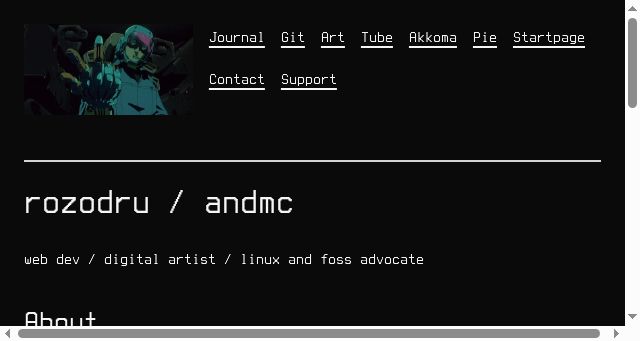 Screenshot of andmc.ca