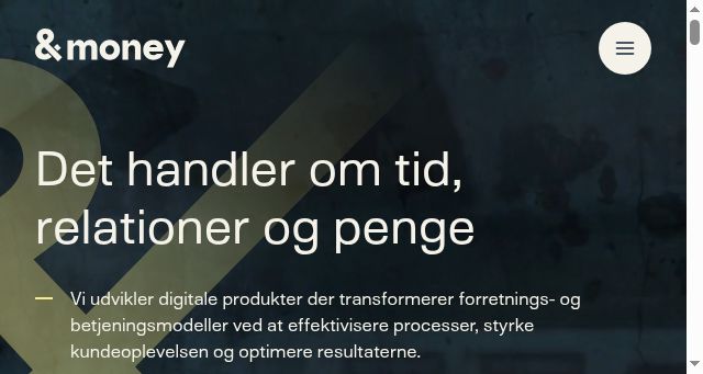 Screenshot of andmoney.dk