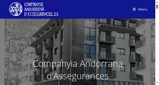 Screenshot of andorranaassegurances.com
