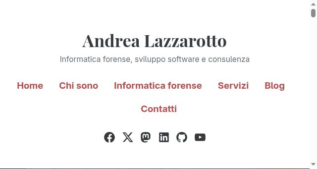 Screenshot of andrealazzarotto.com