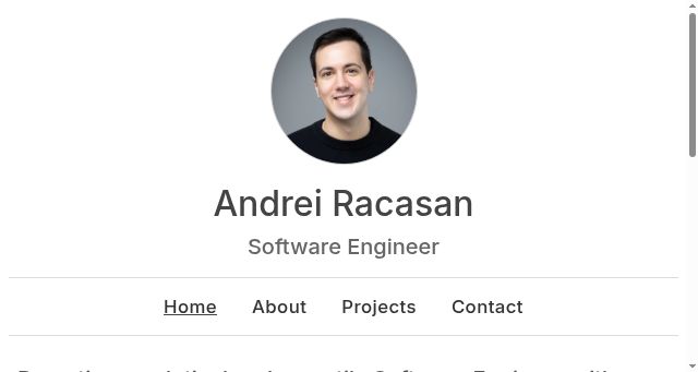 Screenshot of andreiracasan.com
