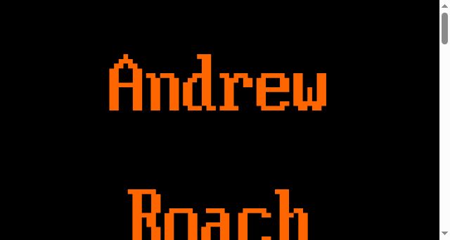 Screenshot of andrewroach.net