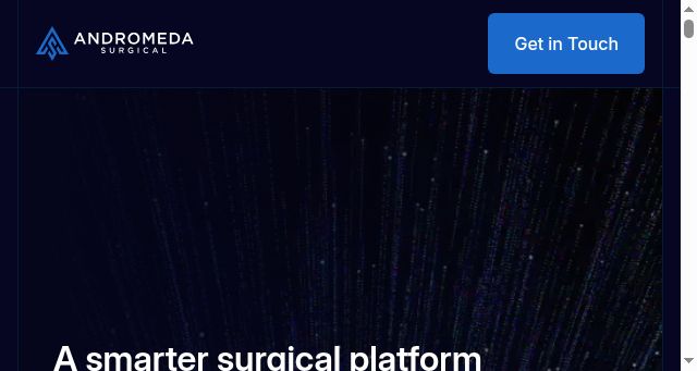 Screenshot of andromedasurgical.com