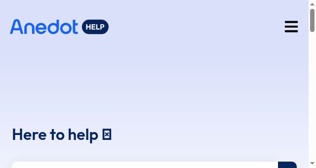 Screenshot of anedot.help