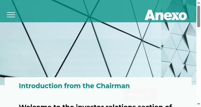 Screenshot of anexo-group.com