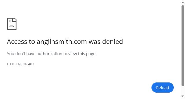 Screenshot of anglinsmith.com