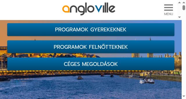 Screenshot of angloville.hu