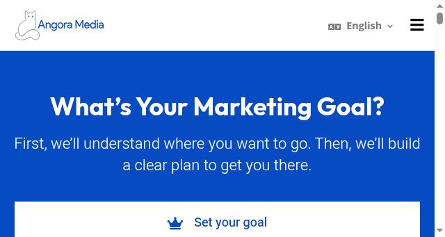 Screenshot of angoramedia.com