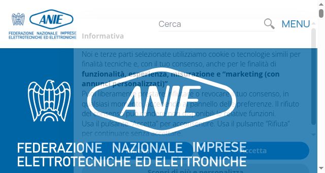 Screenshot of anie.it