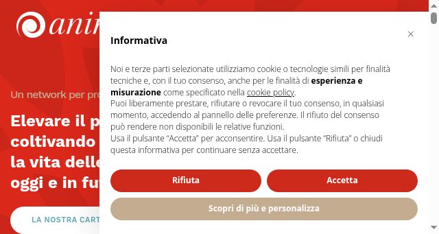 Screenshot of animaimpresa.it