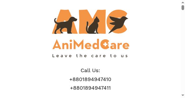 Screenshot of animedcare.com