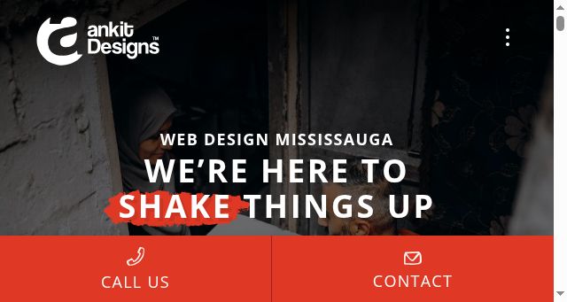 Screenshot of ankitdesigns.com