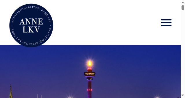 Screenshot of annelkv.fi