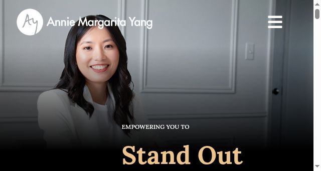 Screenshot of anniemargaritayang.com