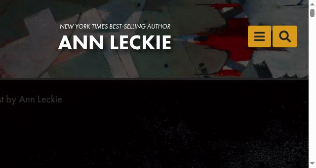 Screenshot of annleckie.com