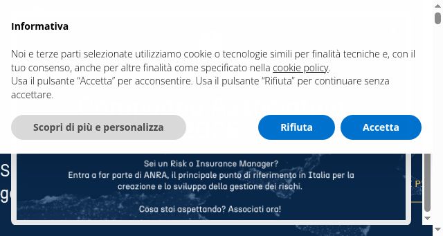 Screenshot of anra.it