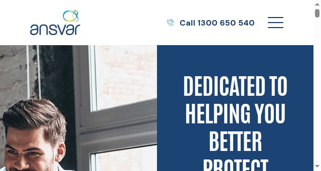 Screenshot of ansvar.com.au