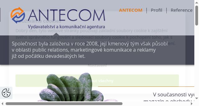 Screenshot of antecom.cz