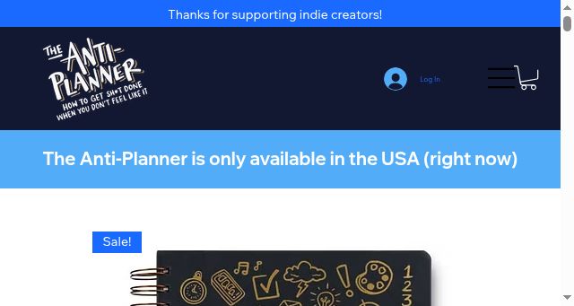 Screenshot of anti-planner.com