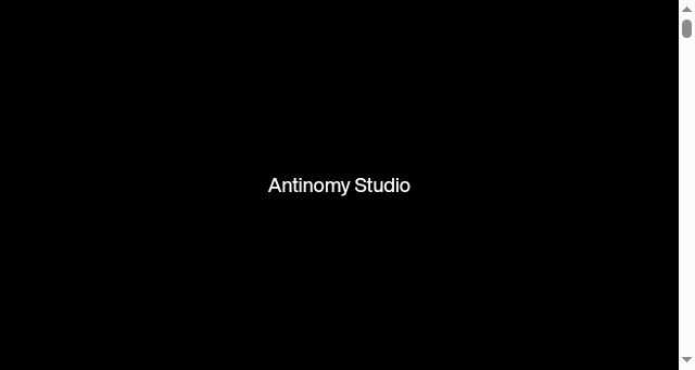 Screenshot of antinomy.studio