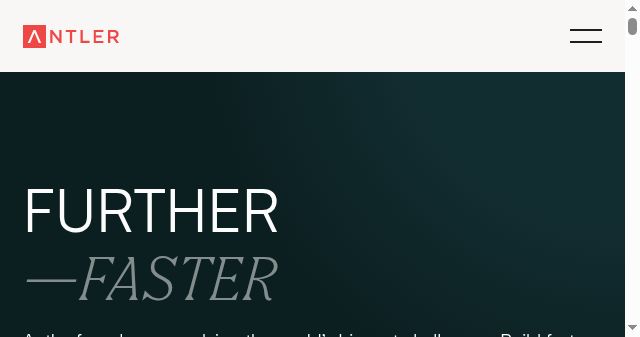 Screenshot of antler.co