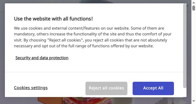 Screenshot of anugafoodtec.com