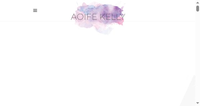 Screenshot of aoifekelly.com
