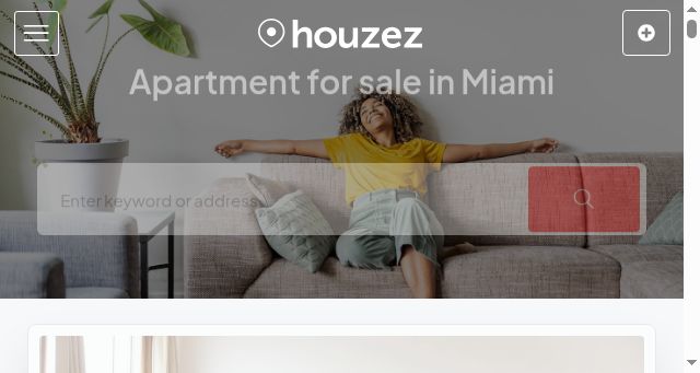 Screenshot of apartmentforsaleinmiami.com
