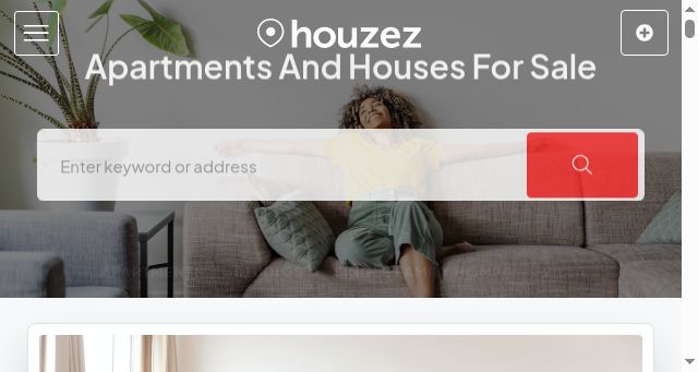 Screenshot of apartmentsandhousesforsale.com