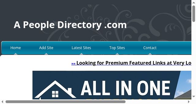 Screenshot of apeopledirectory.com