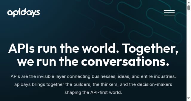 Screenshot of apidays.global