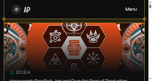 Screenshot of apiologydao.xyz