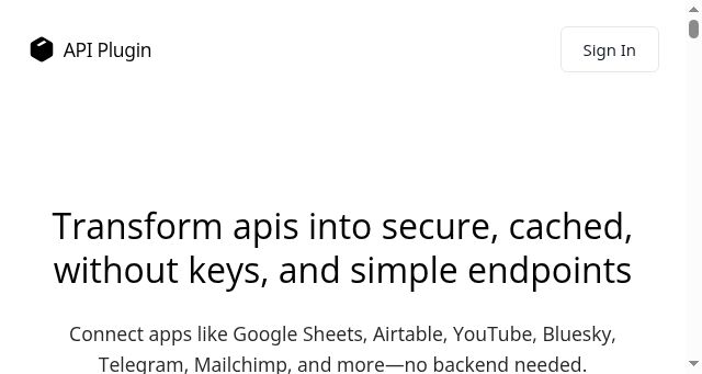 Screenshot of apiplugin.com