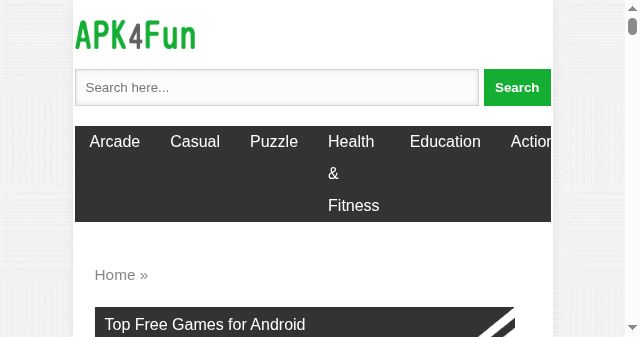 Screenshot of apk4fun.com