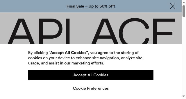Screenshot of aplace.com
