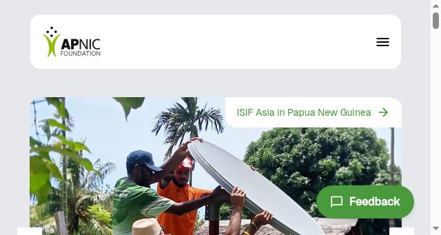 Screenshot of apnic.foundation