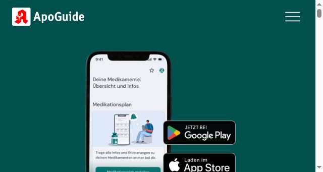 Screenshot of apoguide.de