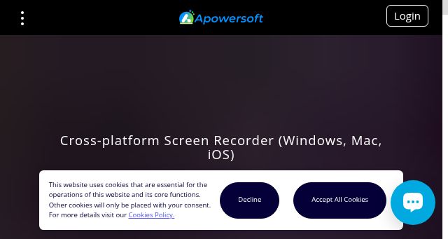 Screenshot of apowersoft.com