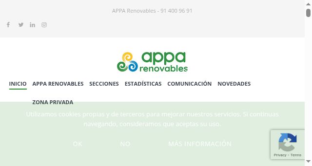 Screenshot of appa.es